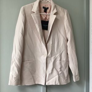 Cynthia Rowley Women’s Blazer Jacket Textured Size Medium Long Sleeve Beige New